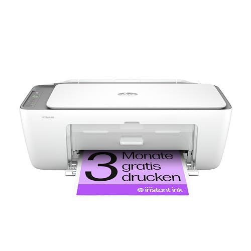 HP DeskJet 2820e Multifunktionsdrucker, 3 Monate gratis drucken mit HP Instant Ink inklusive, Drucker, Scanner, Kopierer, WLAN