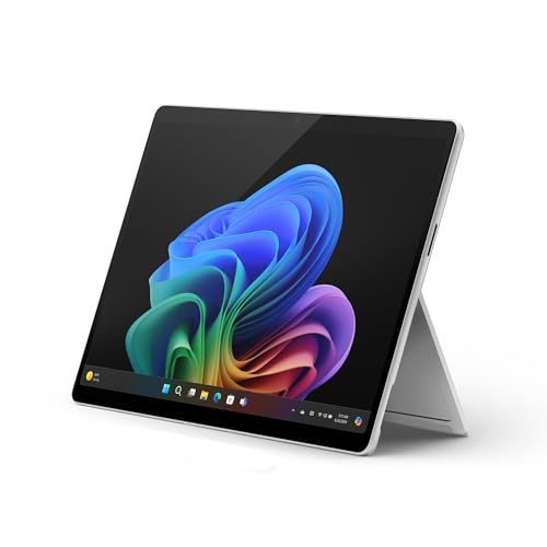 Microsoft Surface Pro | Copilot+ PC | 13” Touchscreen | Snapdragon® X Plus | 16GB RAM | 256GB SSD | neuestes Modell, 11. Edition | Platin